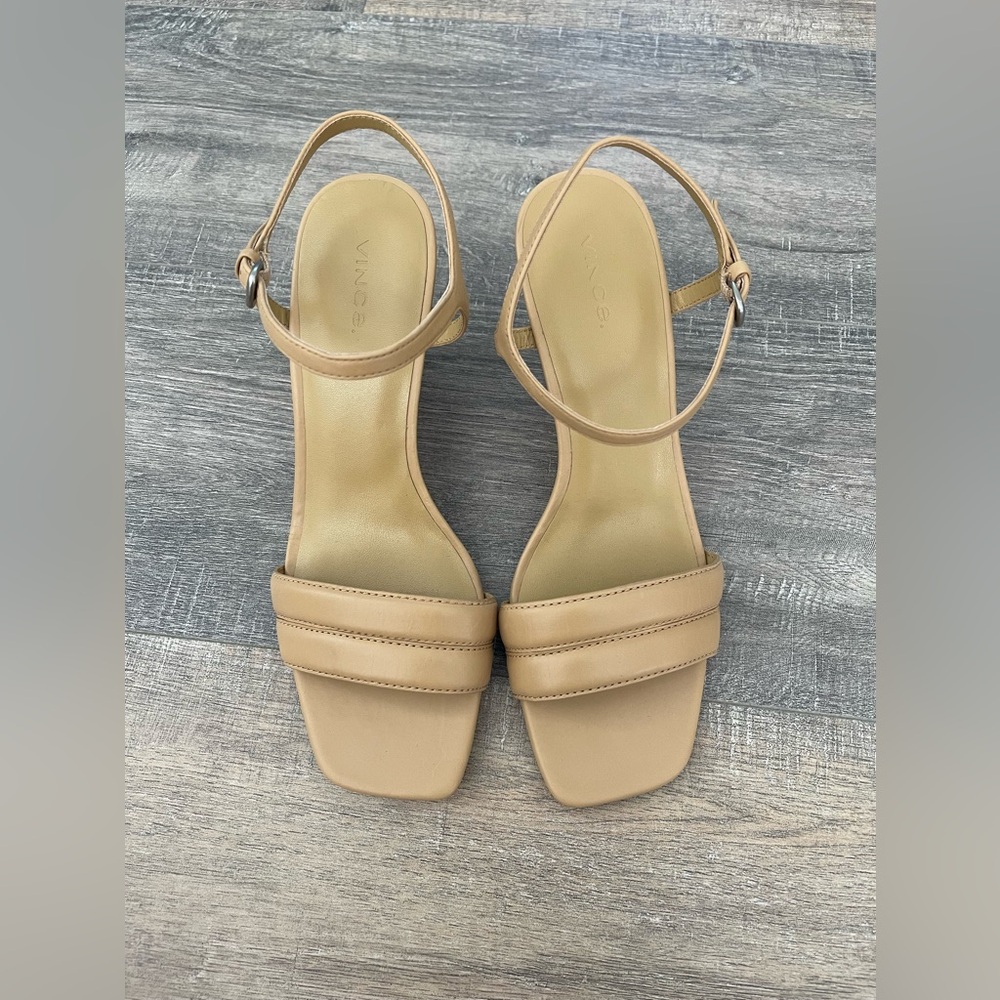 New Vince Prema Leather Wedge Sandal size 11 - Picture 2 of 8
